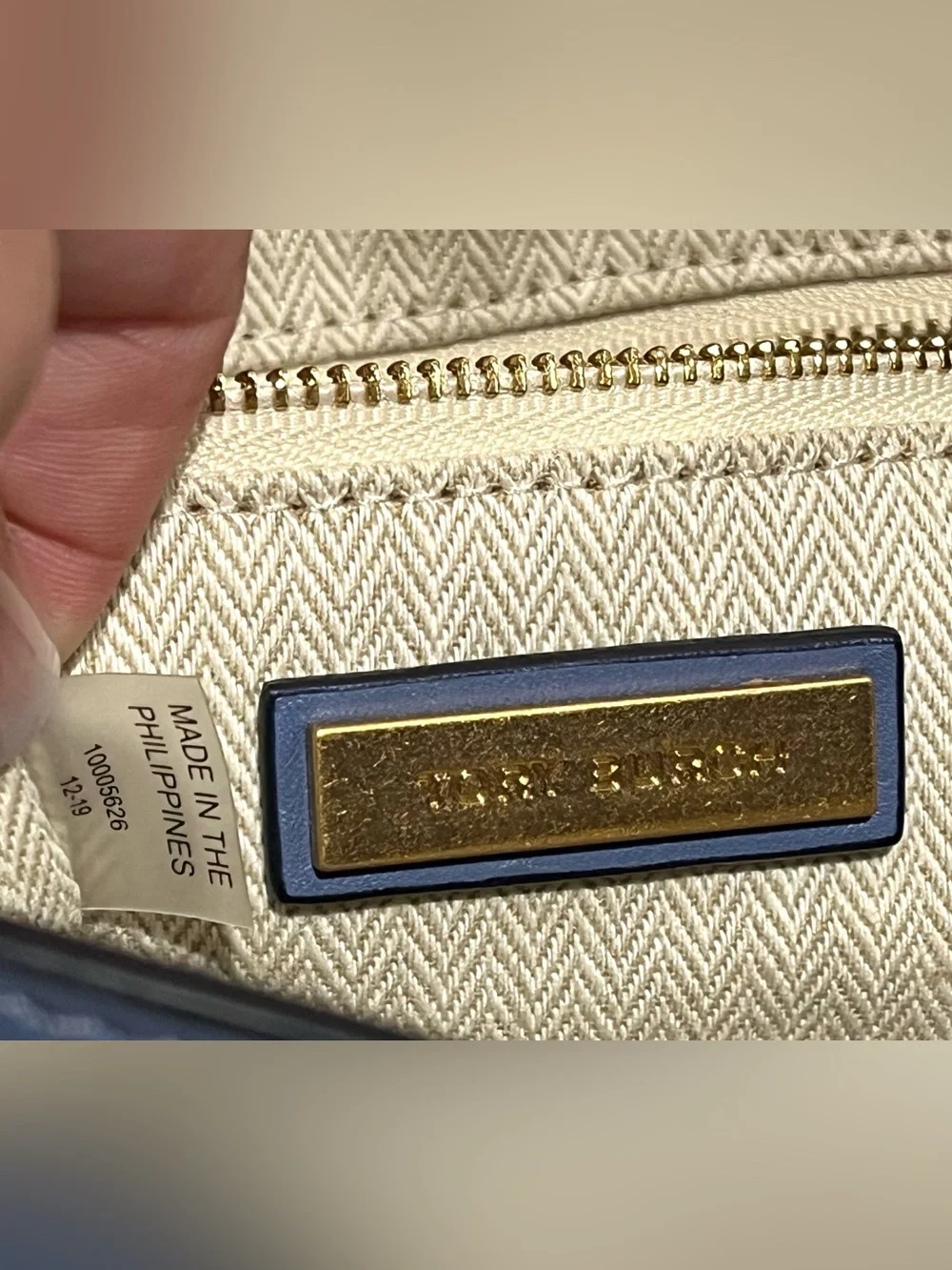 Tory Burch Small Miller Slouchy Hobo Crossbody Bag Pastel Blue